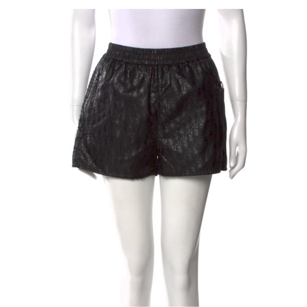 Christian Dior jacquard trotter shorts - black - size 6